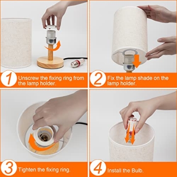 AFROG Table Lamp - 3 Way Dimmable LED Desk Lamp