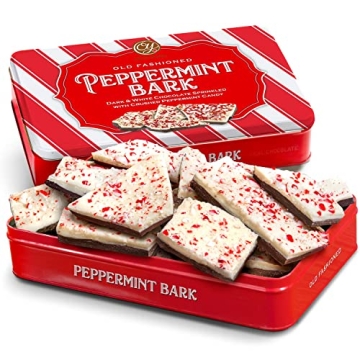 Delightful Handmade Layered Dark and White Chocolate Peppermint Bark