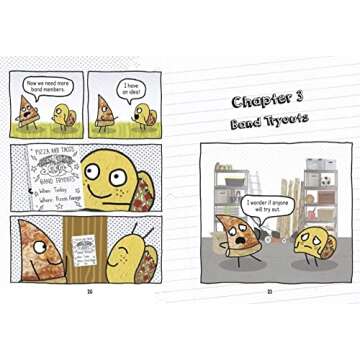 Pizza and Taco: Rock Out! Fun Graphic Novel for Kids