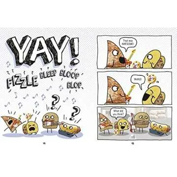 Pizza and Taco: Rock Out! Fun Graphic Novel for Kids