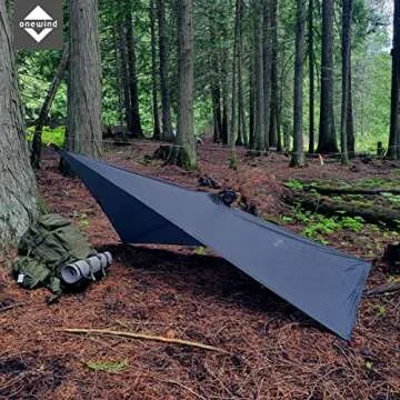 onewind Hooded Rain Poncho - Lightweight Waterproof Shelter