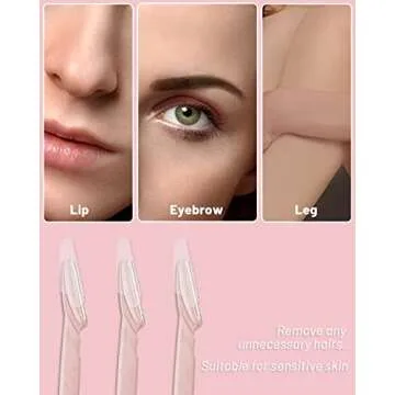 MoHern 31 Pcs Dermaplaning Tool for Face - Sharp & Safe