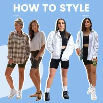 TNNZEET 3 Pack Workout & Training Biker Black Shorts for Women,Large,X-Large