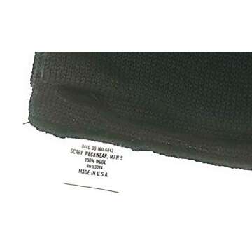 Military GI Wool Scarf - Olive Drab, 55" Length