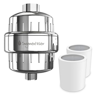 Invigorated Water Shower Filter pH ENERGIZE - 15-Stage Shower Head Filter for Hard Water - Filtered ...
