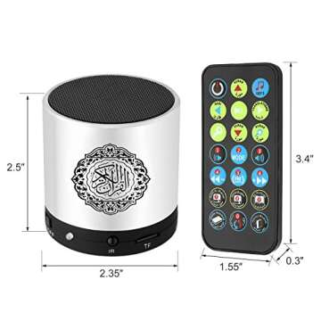 Portable Digital Quran Speaker with Remote Control for All