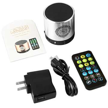 Portable Digital Quran Speaker with Remote Control for All
