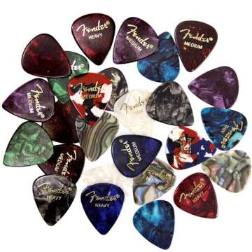 Fender Premium Picks Sampler - 24 Pack of Gauges