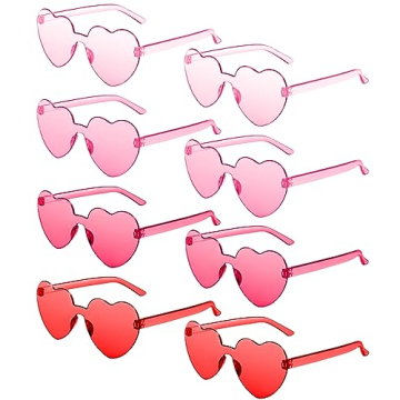 Chicpop Heart Shaped Sunglasses - Colorful & Fun Party Accessories