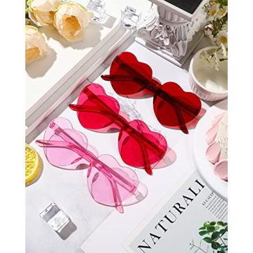 Chicpop Heart Shaped Sunglasses for Fun Party Vibes
