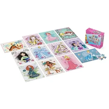 Disney Princess Puzzle Pack for Kids Ages 4 and Up