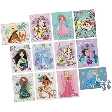 Disney Princess Puzzle Pack for Kids Ages 4 and Up