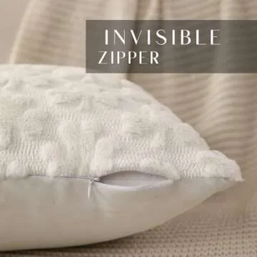 DFXSZ St Patricks Day Pillow Covers 18x18 inch Set of 2 St Patricks Day Decorations Cream White Sham...