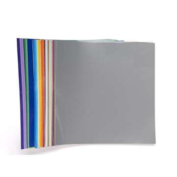 EZ Craft USA Glossy Adhesive Backed Vinyl Sheets (1, Assorted)