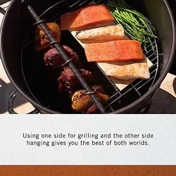 Pit Barrel Junior Grate | Durable Dual Action Grill Accessory