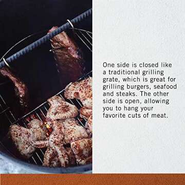 Pit Barrel Junior Grate | Durable Dual Action Grill Accessory