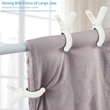 Beach Towel Clips with Strong Grip for Outdoor Use