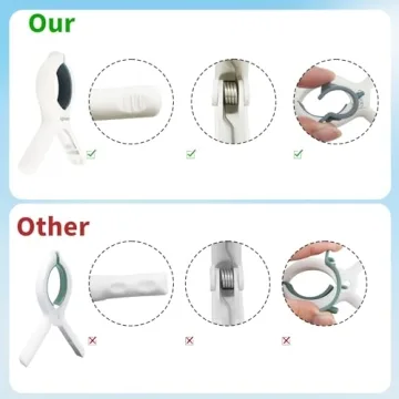 Beach Towel Clips with Strong Grip for Outdoor Use