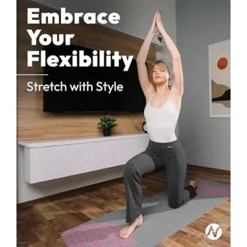 Nirlon Straight Leg Yoga Pants - Comfort & Style for Women