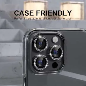 Bling Camera Lens Protector for iPhone 16 Pro/Max