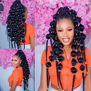 Leeven 400 Pcs Dreadlocks Metal Cuffs and Accessories