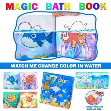 Color Changing Bath Toy Set - Safe and Fun for Kids 1-7