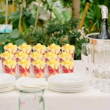 Bulk 7 oz Clear Plastic Cups - Perfect for Parties & Everyday Use