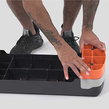 Phoenix Fitness Aerobic Step Platform - Adjustable & Stable