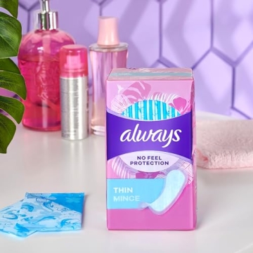 Always Thin Daily Panty Liners Light Absorbency Unscented