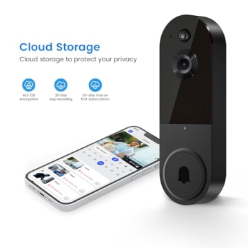 SUNNYJANE 1080p Wireless Video Doorbell with AI Detection
