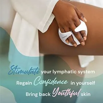 Scala Silicone Cellulite Massager, Bath Shower Scrubber Accessory, Bathroom Toy, Cellulite Remover, Improve Circulation, Body Massager, Exfoliator, Fat Roller Use with Creams and Oils, Teal