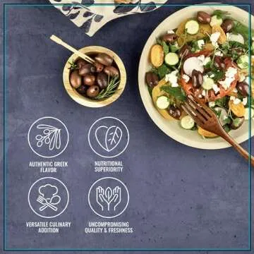 Krinos Jumbo Kalamata Olives - Premium Greek Flavor