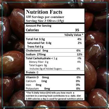 Krinos Jumbo Kalamata Olives - Premium Greek Flavor