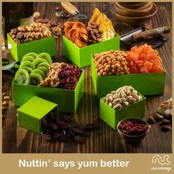 Gourmet Christmas Gift Basket with Dried Fruits & Nuts