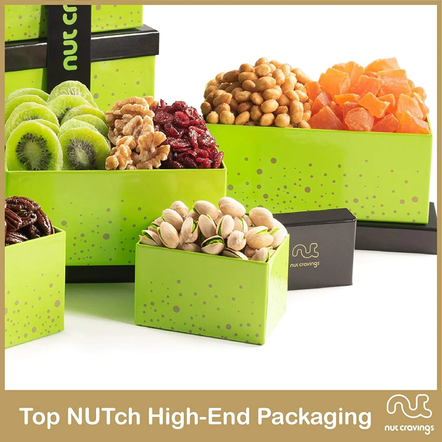 Gourmet Christmas Gift Basket with Dried Fruits & Nuts