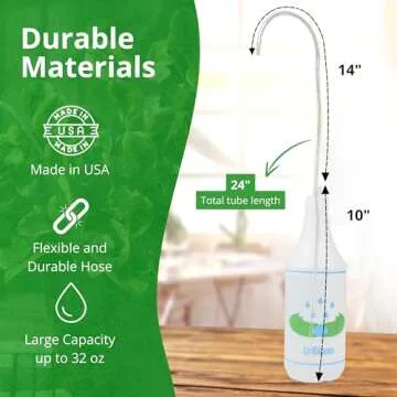UpBloom - 32 Oz Squeeze Bottle for Hanging Plants, Squirt Bottle/Water Container for Outdoor/Indoor Hanging Plant Made in The USA (Great Alternative for Outdoor/Indoor Watering Can)
