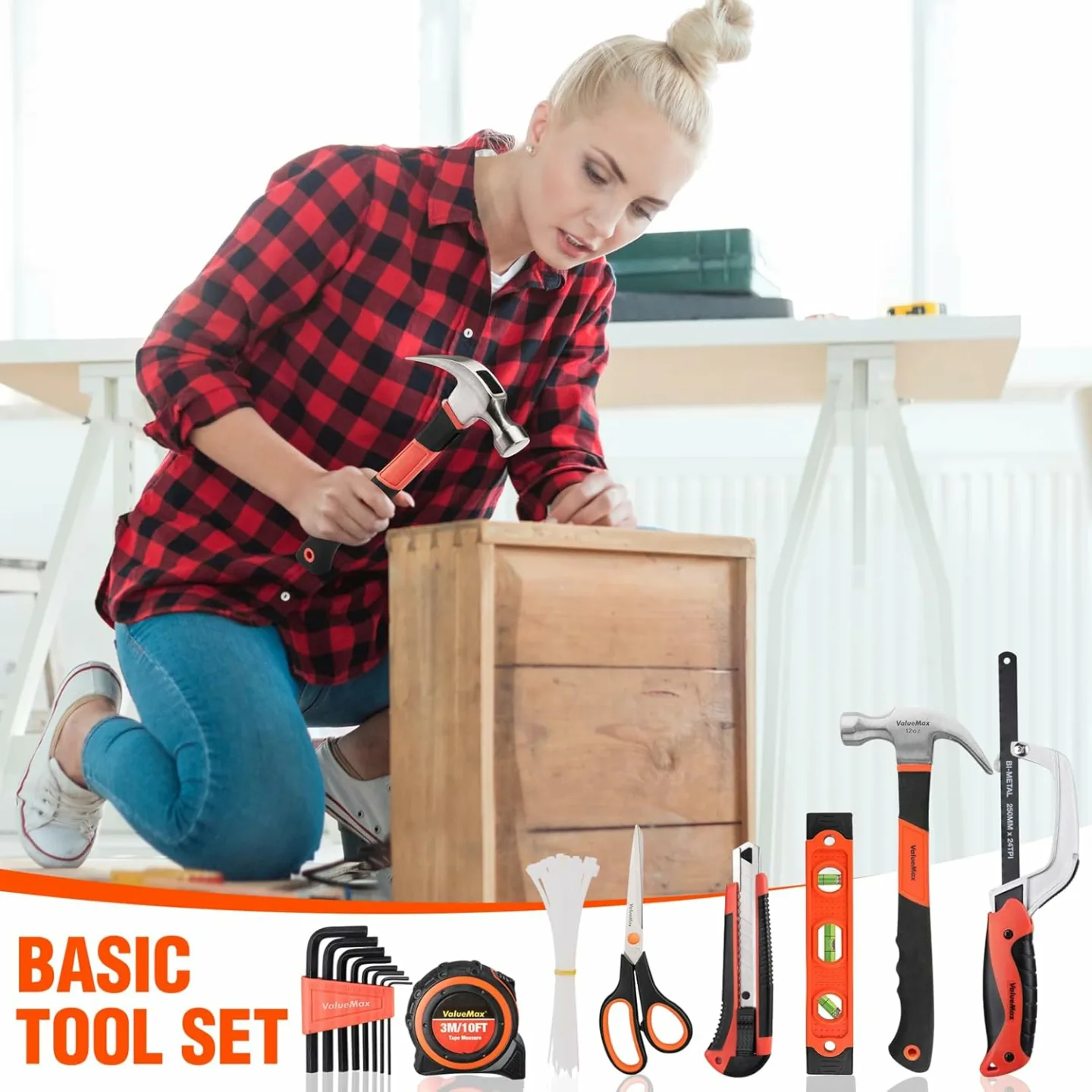 ValueMax 219-Piece Home Tool Set for Beginners