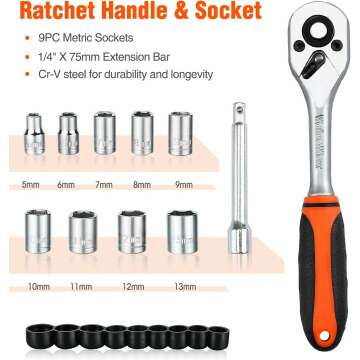 ValueMax 219-Piece Home Tool Set for Beginners