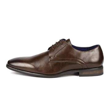 Bruno Marc Men's HUTCHINGSON_5 Brown Dress Shoes Size 13 M US