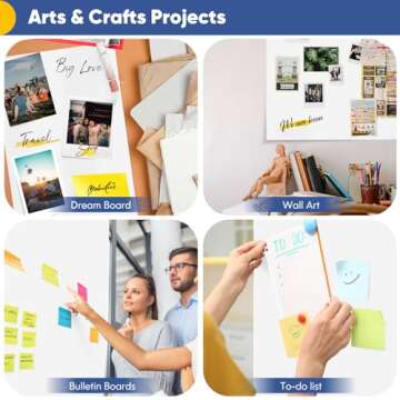 Vanhench White Wrapping Paper 17.5"x1200"(100'), White Easel Painting Drawing Paper Roll Kids Art Supplies, Chart Poster Bulletin Board, Floor Covering Arts Crafts Gift Wrap 80GSM 55LB