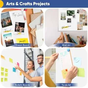 Vanhench White Wrapping Paper 17.5"x1200"(100'), White Easel Painting Drawing Paper Roll Kids Art Supplies, Chart Poster Bulletin Board, Floor Covering Arts Crafts Gift Wrap 80GSM 55LB