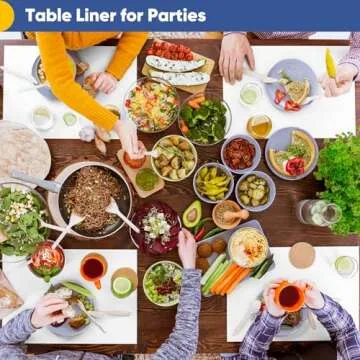 Vanhench White Wrapping Paper 17.5"x1200"(100'), White Easel Painting Drawing Paper Roll Kids Art Supplies, Chart Poster Bulletin Board, Floor Covering Arts Crafts Gift Wrap 80GSM 55LB