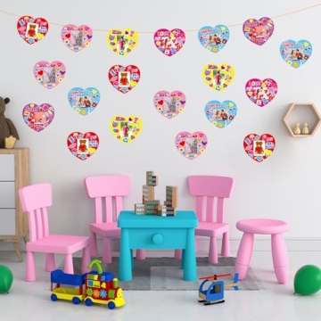 Qyeahkj Valentine's Day Heart Picture Frame Craft Kit for Kids