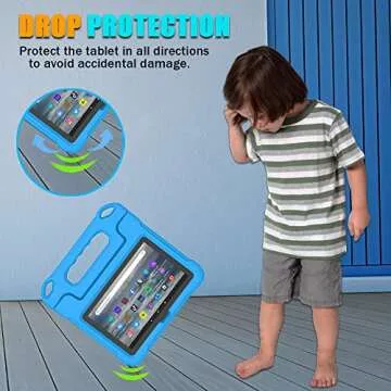 Durable Fire 7 Tablet Case for Kids - Shockproof & Lightweight