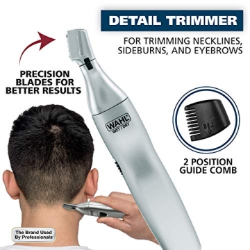 Wahl Precision Nose Hair Trimmer with Interchangeable Heads