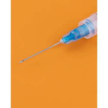 2.5ml Disposable luer lock Syringe with 23G/1Inch Needle, Individual Package (20)