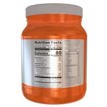 NOW Sports Nutrition Egg White Protein Powder with BCAAs - Unflavored 16g