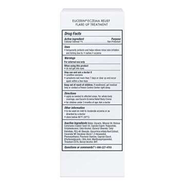 Eucerin Eczema Relief Flare-up Treatment - Provides Immediate Relief for Eczema-Prone Skin - 2 oz. Tube