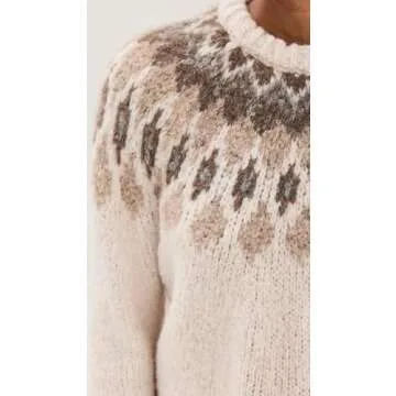 Splendid Women's Noelle Fair Isle Sweater, Stylish Knitwear