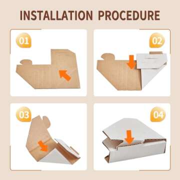 Mardili 120 PACK Adjustable Picture Frame Cardboard Corner Protectors for Shipping, Packing or Moving Art - Pack of 120 - Fold 3 ways to fit frames from 0.5" - 1.5" (120 pack)